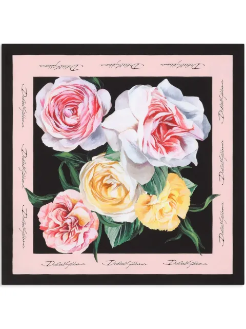 Dolce & Gabbana floral-print scarf