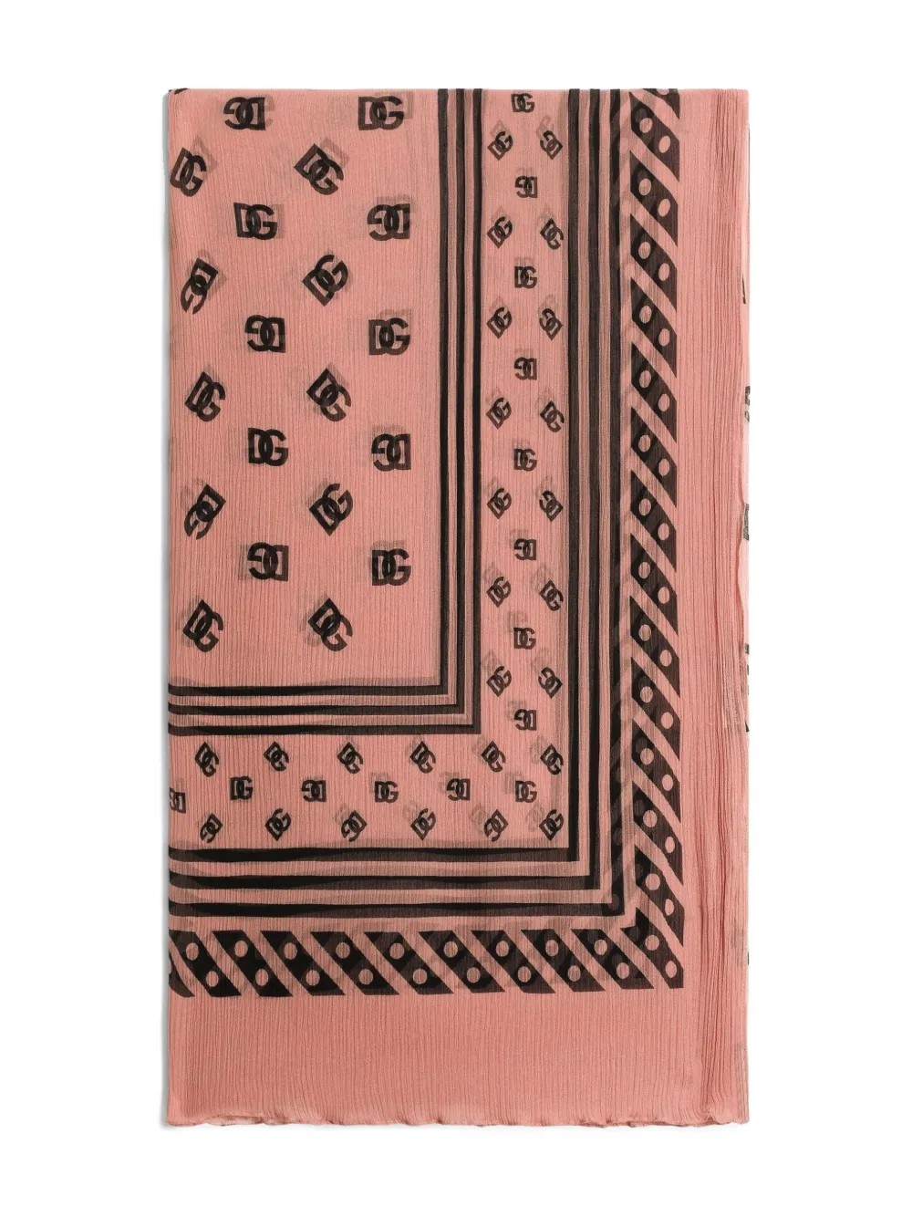 Dolce & Gabbana DNA monogram scarf | Pink | Image 1