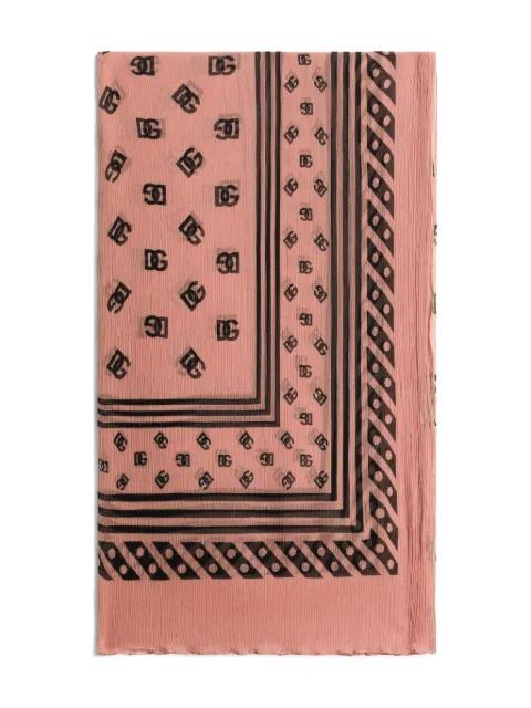 Dolce & Gabbana وشاح بنقش مونوغرام