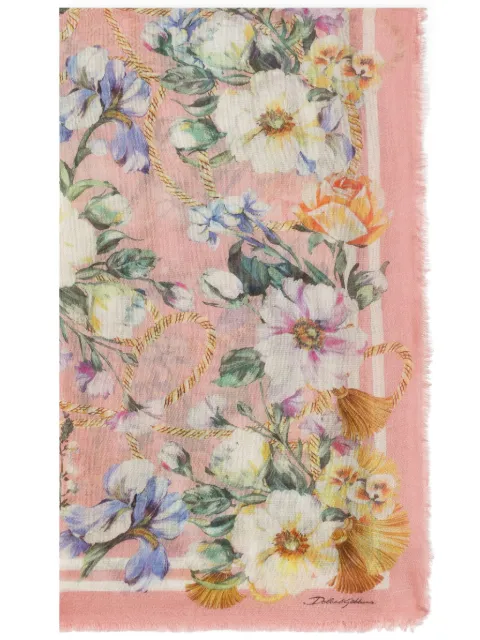 Dolce & Gabbana Lenço com estampa floral