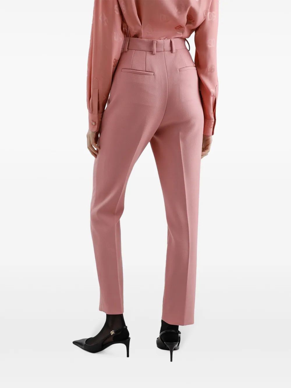 Dolce & Gabbana Wollen pantalon Roze