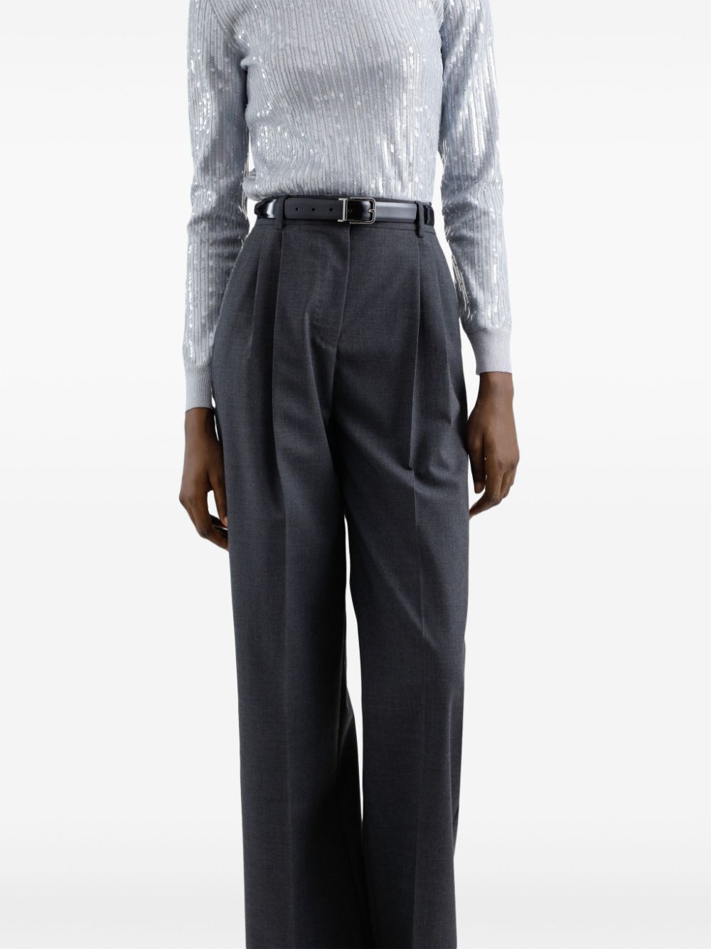 Marni pressed-crease straight-leg trousers Women