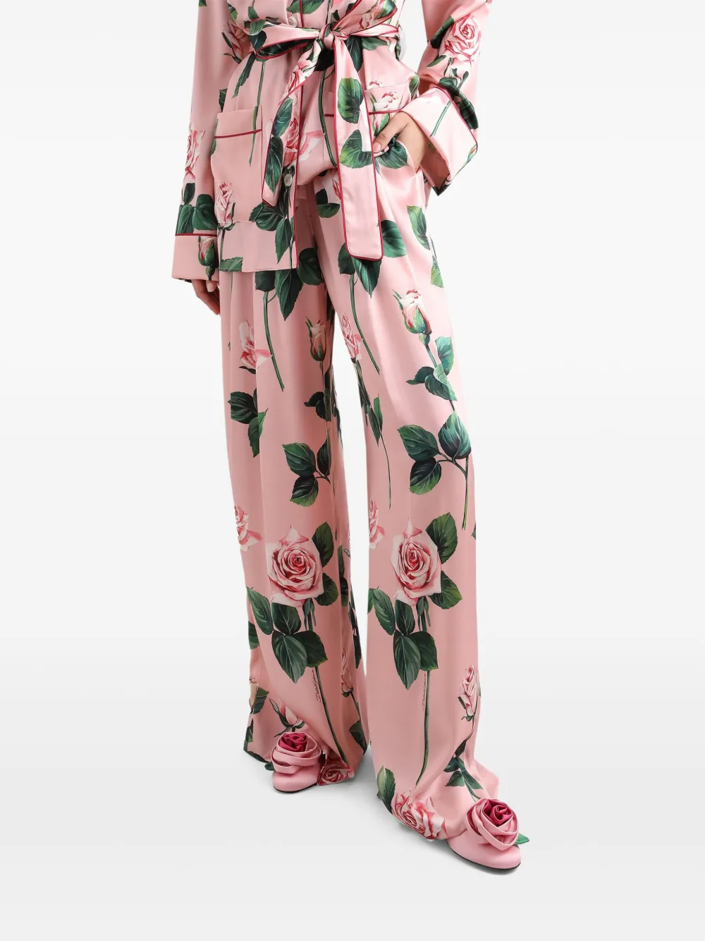 Dolce & Gabbana Slim-fit broek Roze