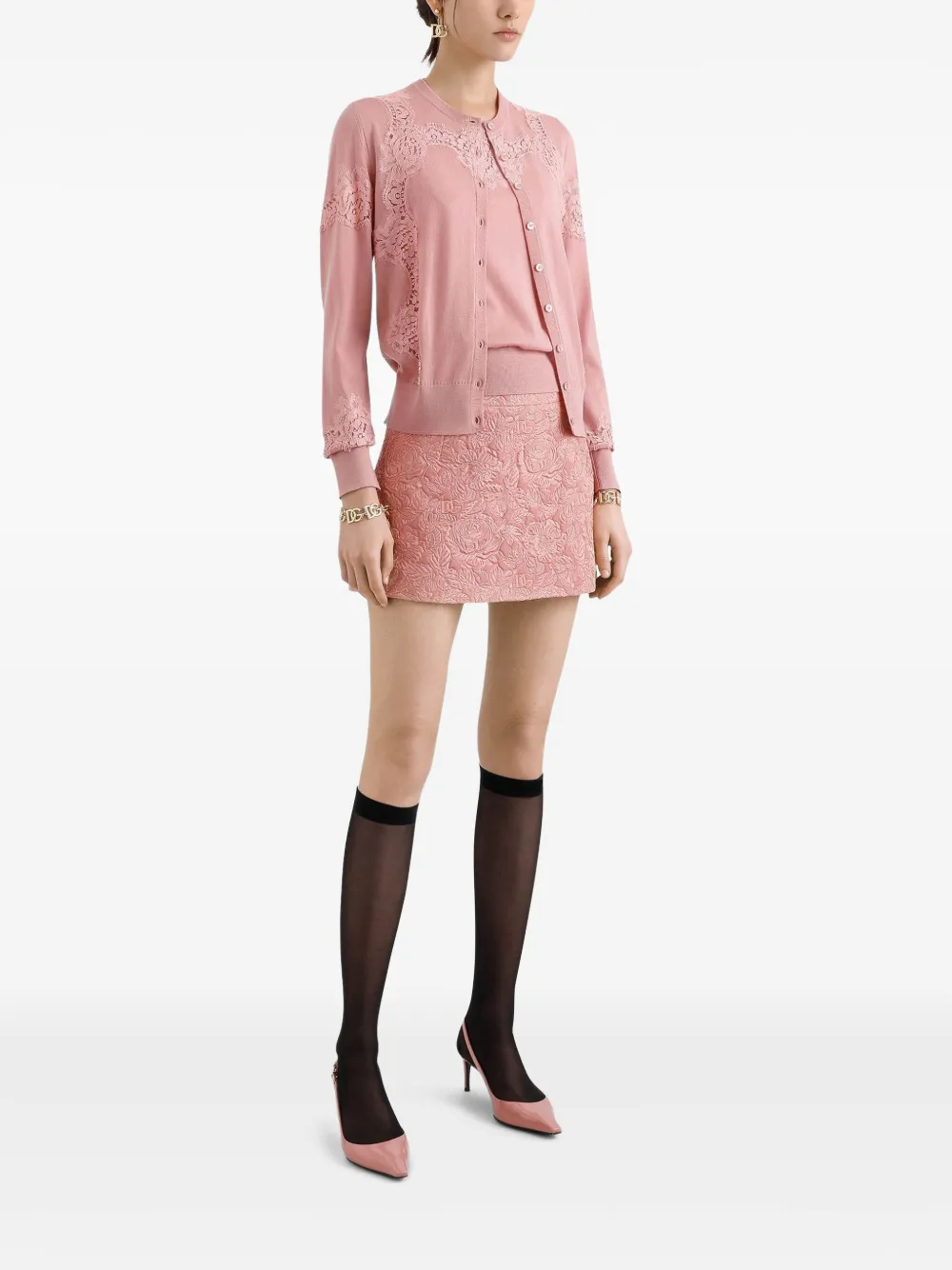 Dolce & Gabbana Kasjmier spencer Roze