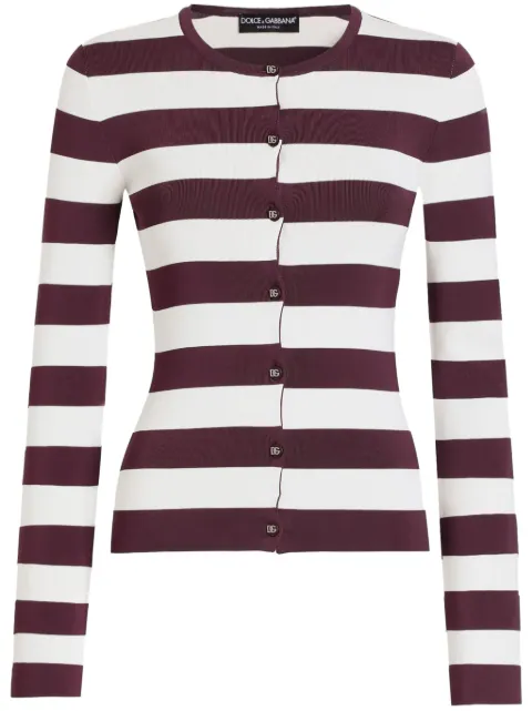 Dolce & Gabbana striped cardigan