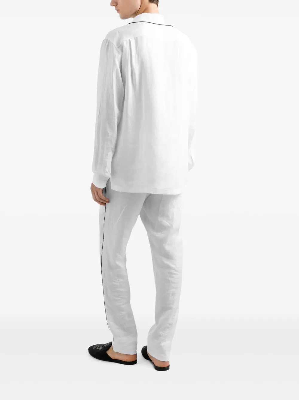 Dolce & Gabbana Overhemd met logopatch Wit