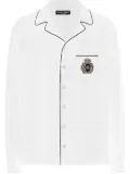 Dolce & Gabbana logo-patch shirt - White