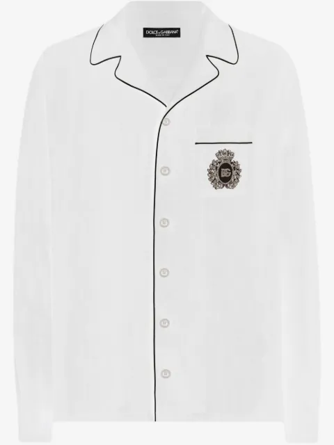 Dolce & Gabbana camisa con parche del logo