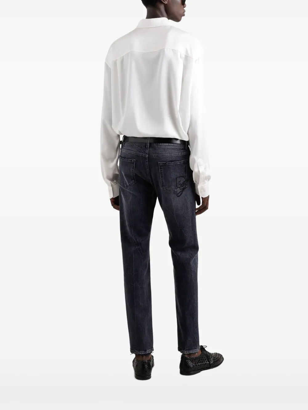 Dolce & Gabbana Zijden overhemd Wit