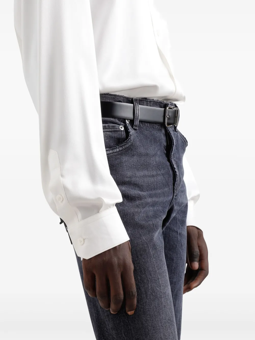Dolce & Gabbana Zijden overhemd Wit
