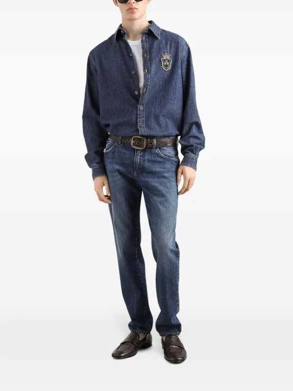 Dolce & Gabbana デニムシャツ | ブルー | FARFETCH JP