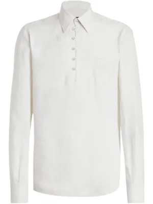 LEMAIRE spread-collar Shirt | Neutrals | FARFETCH