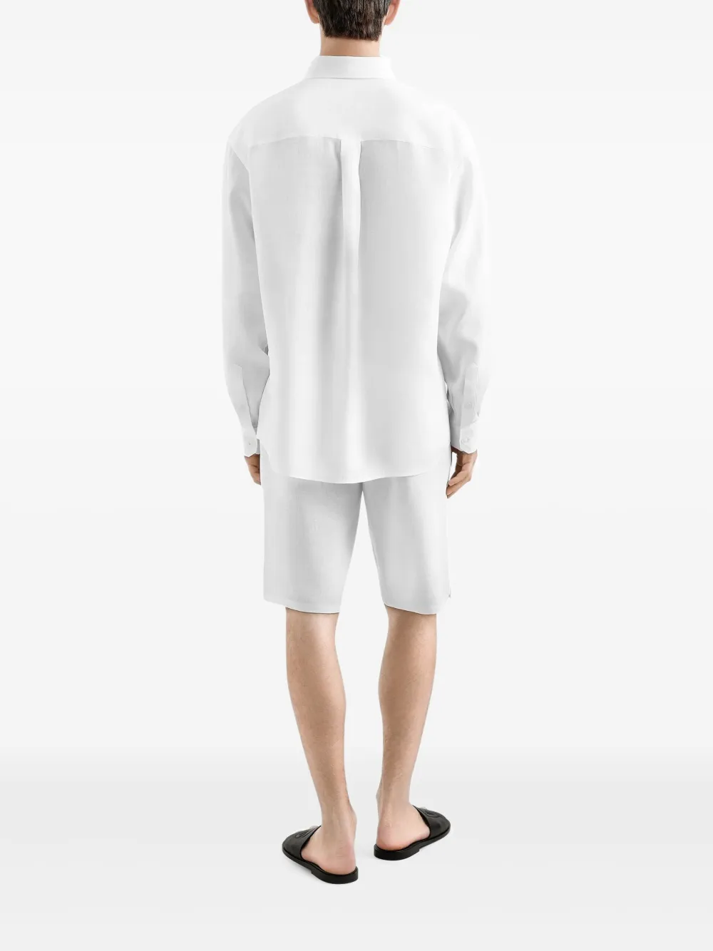 Dolce & Gabbana Overhemd met geborduurd logo Wit