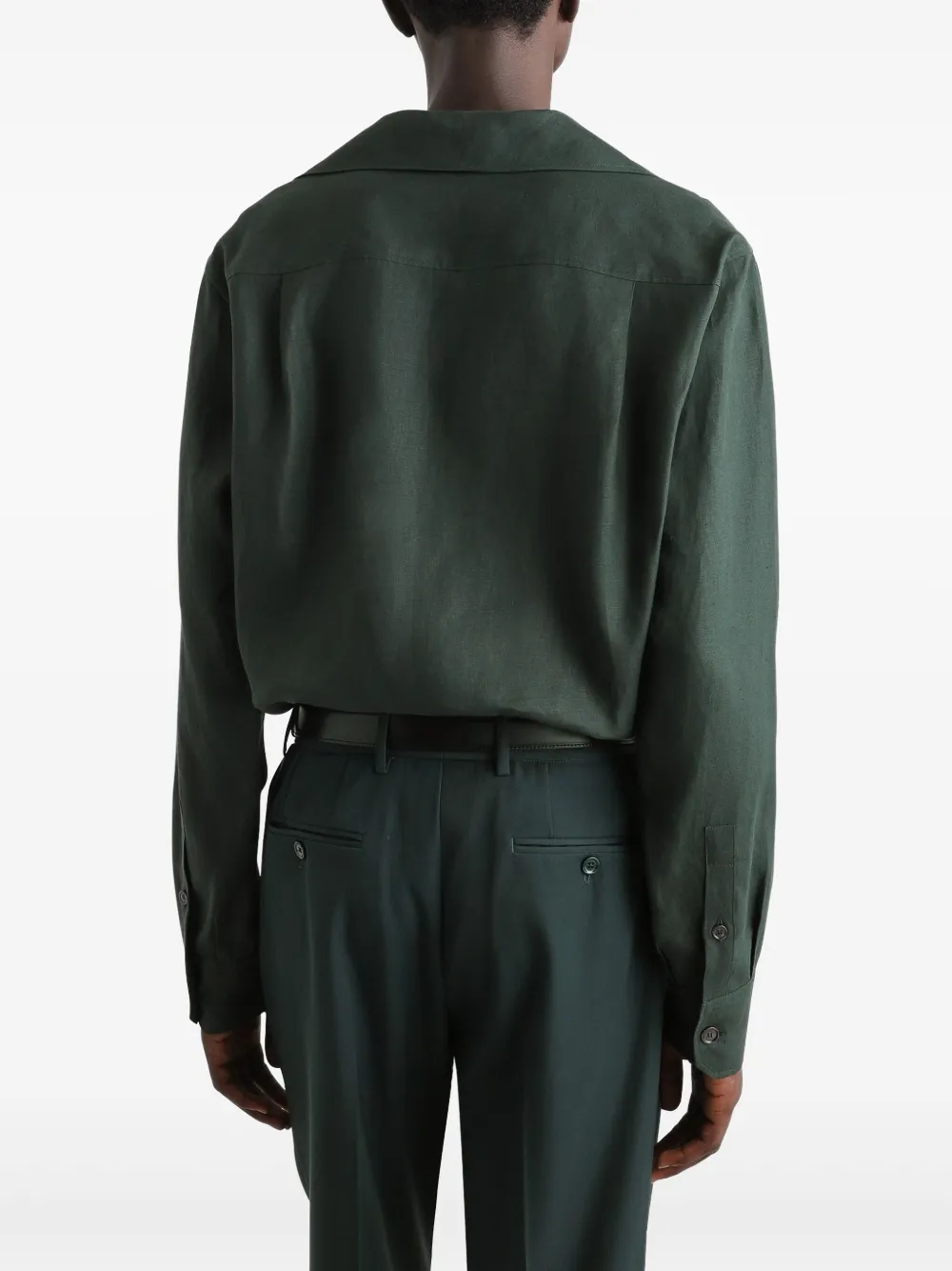 Dolce & Gabbana Overhemd met matrozenkraag Groen