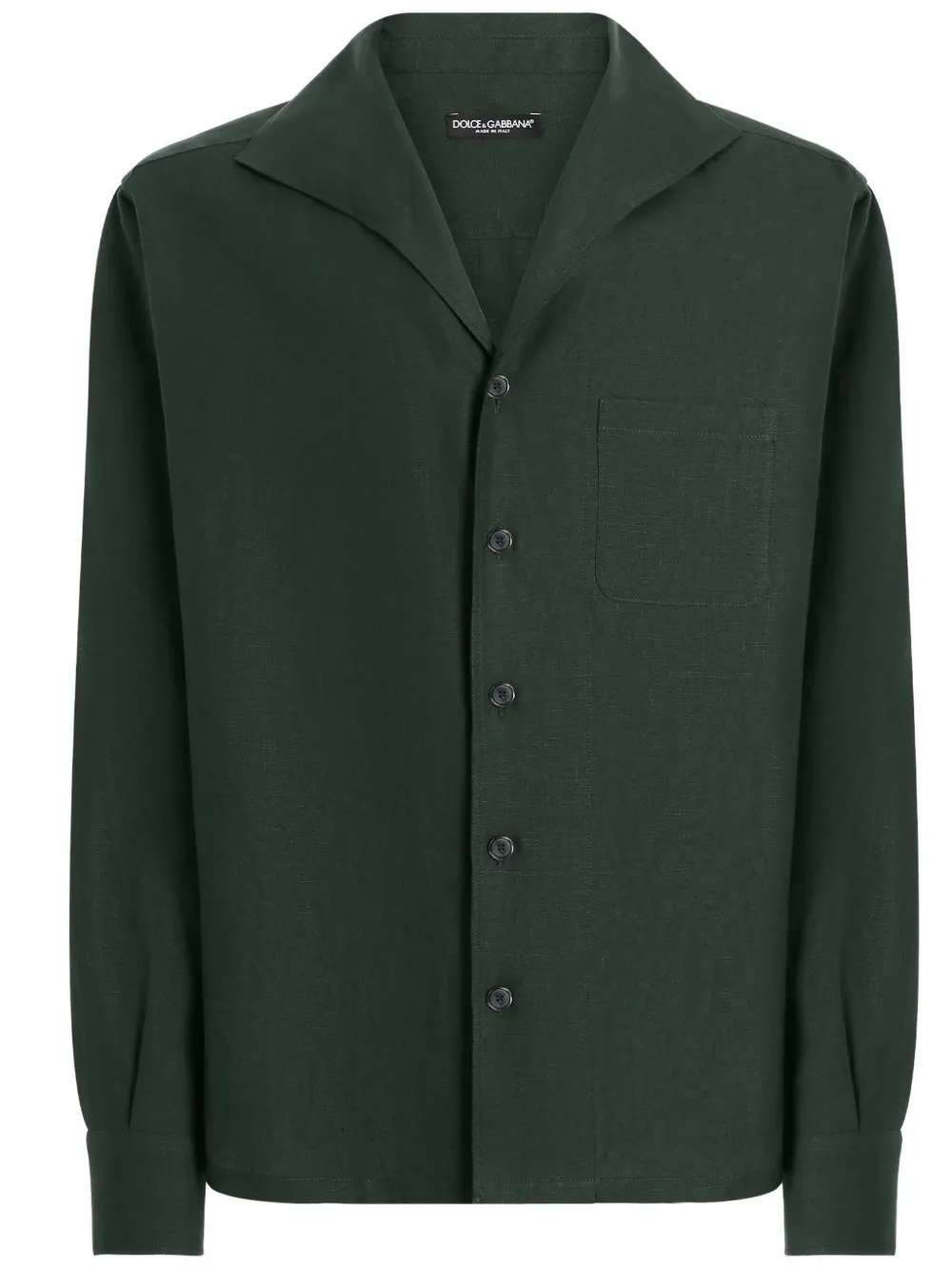Dolce & Gabbana sailor-collar shirt | Green | Image 1