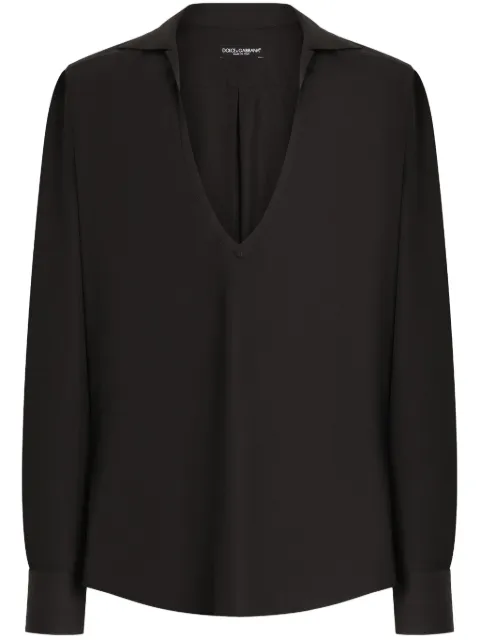 Dolce & Gabbana camisa con cuello italiano