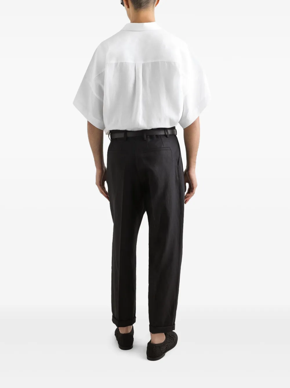 Dolce & Gabbana Overhemd met verlaagde mouwen Wit