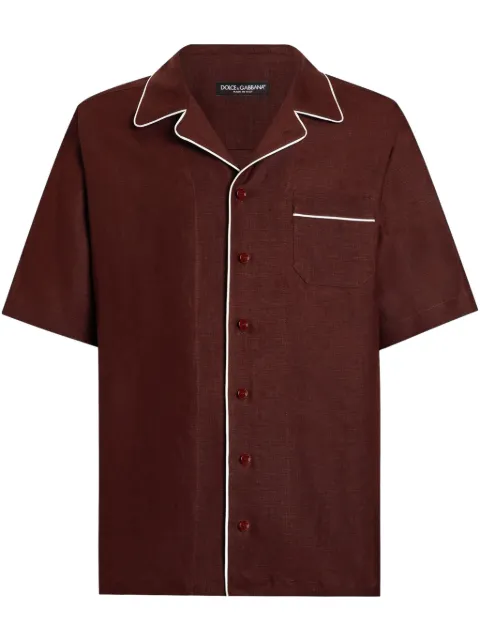 Dolce & Gabbana linen-silk shirt