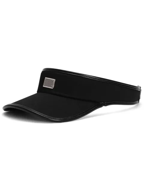 Dolce & Gabbana logo-plaque visor