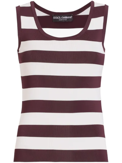 Dolce & Gabbana striped tank top