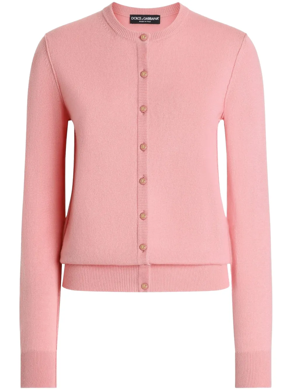 Dolce & Gabbana Button-down vest Roze