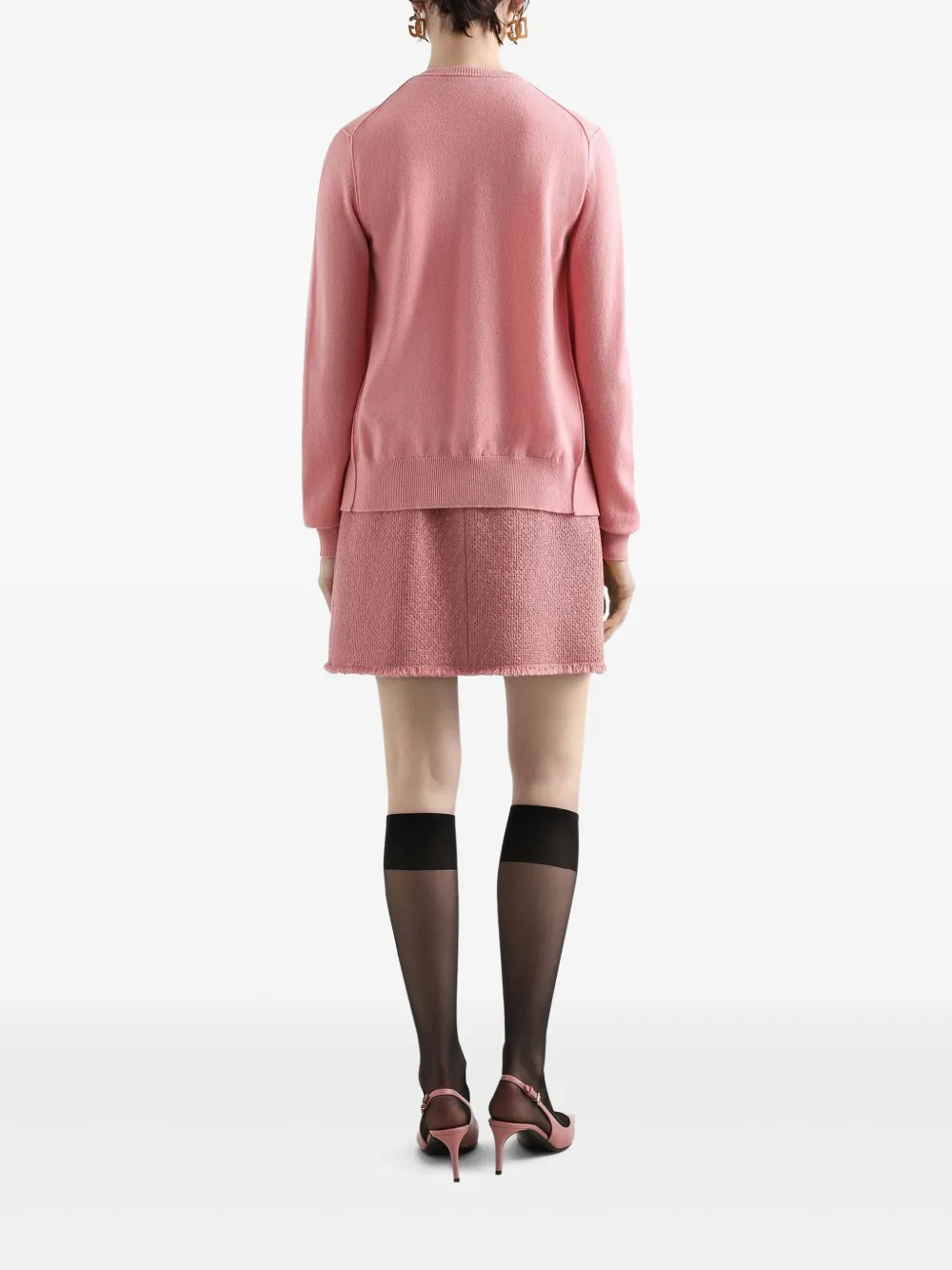 Dolce & Gabbana Button-down vest Roze