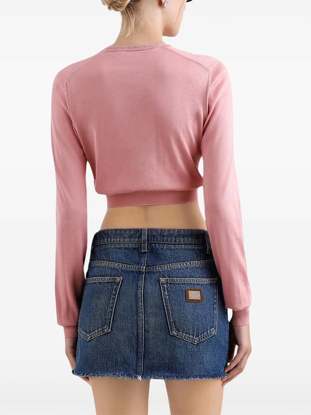 Dolce & Gabbana Cropped vest Roze