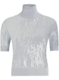 Dolce & Gabbana sequin-embellished top - Grey