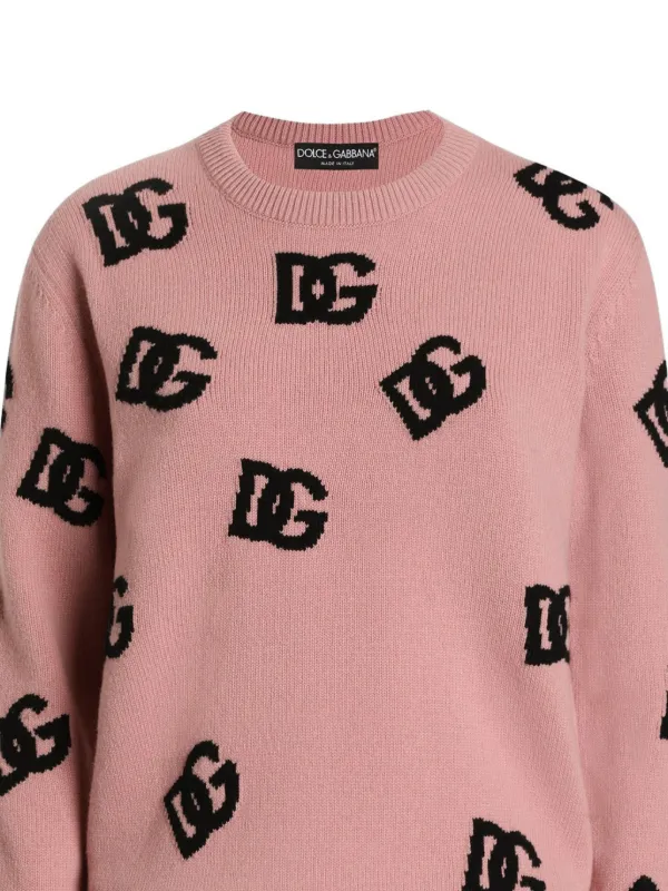 Dolce & Gabbana DGロゴ セーター | ピンク | FARFETCH JP