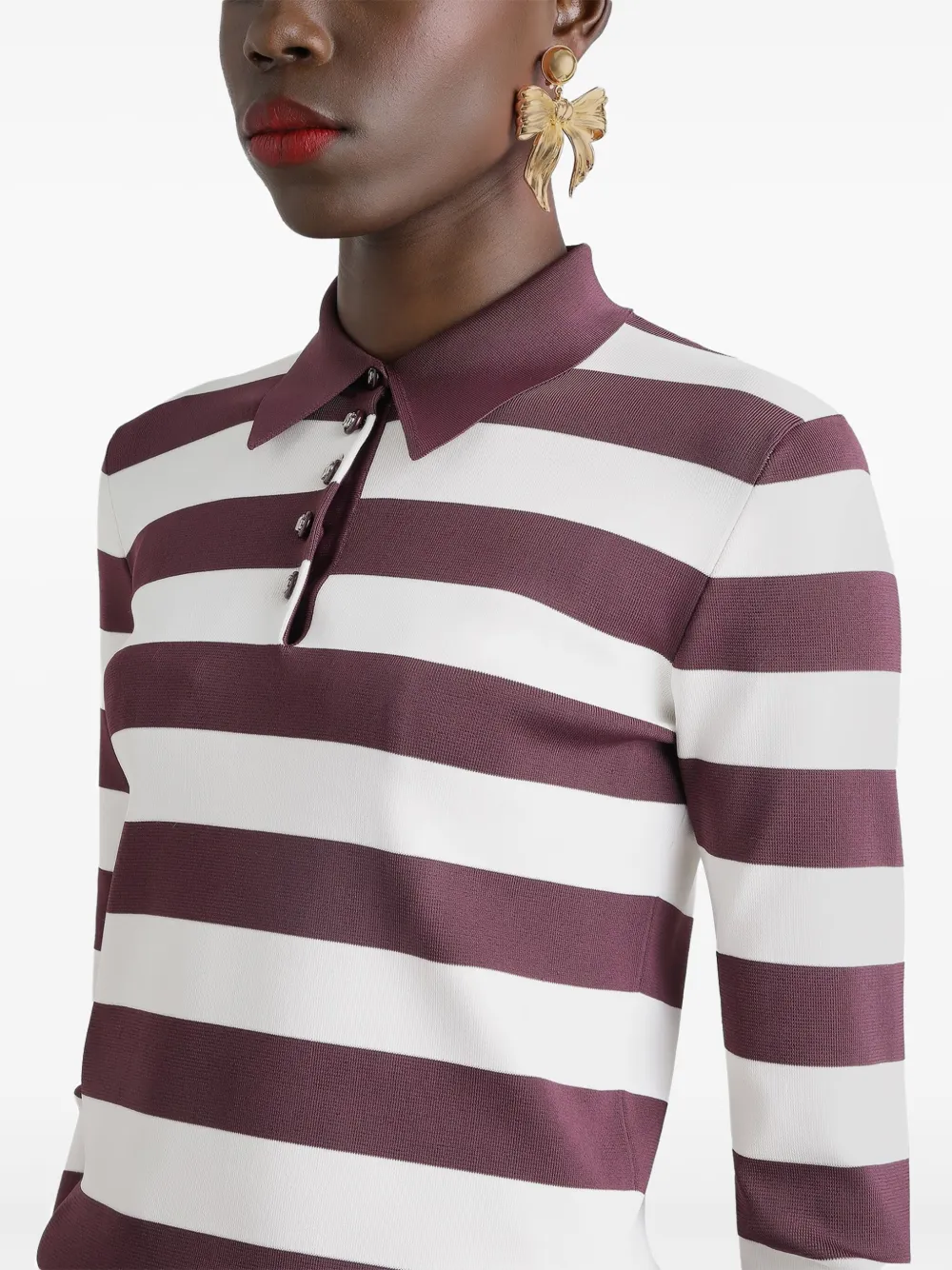 Dolce & Gabbana Gestreepte polotop Wit