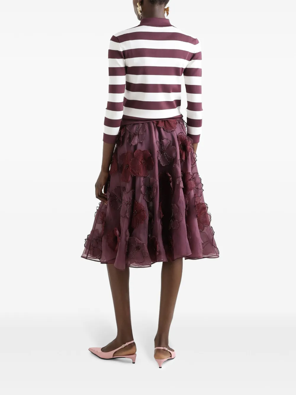 Dolce & Gabbana Gestreepte polotop Wit