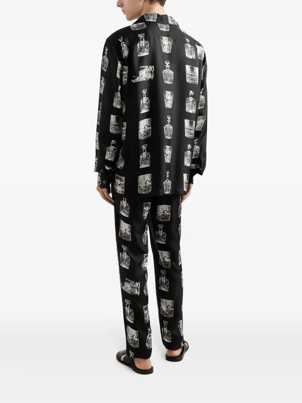 Dolce & Gabbana Overhemd met print Zwart