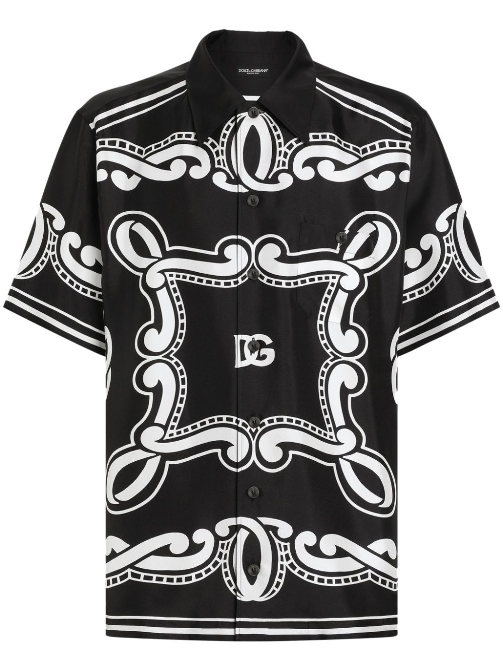 Dolce & Gabbana bandana-print shirt - Black