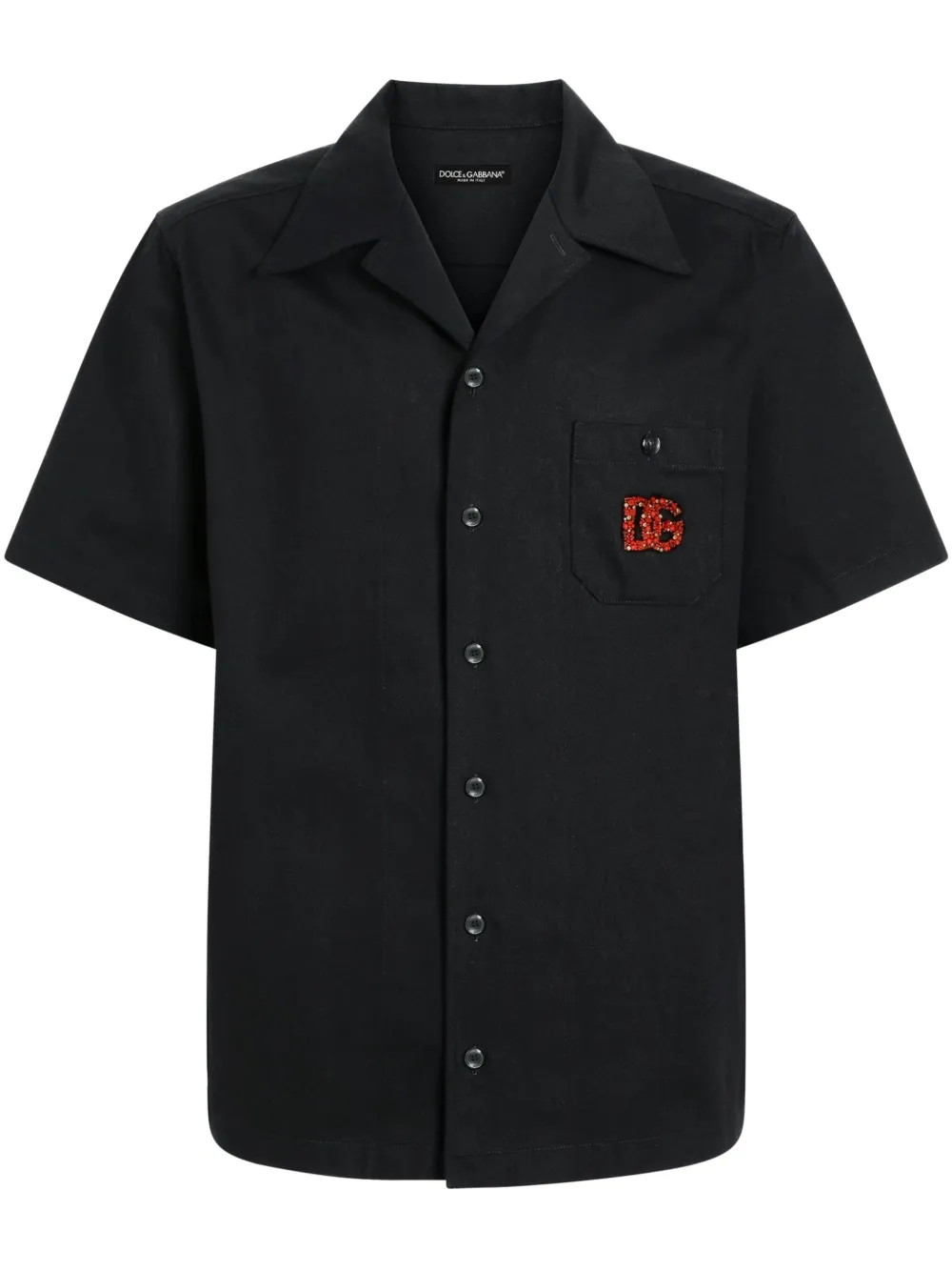 Dolce & Gabbana bead-logo shirt | Black | Image 1