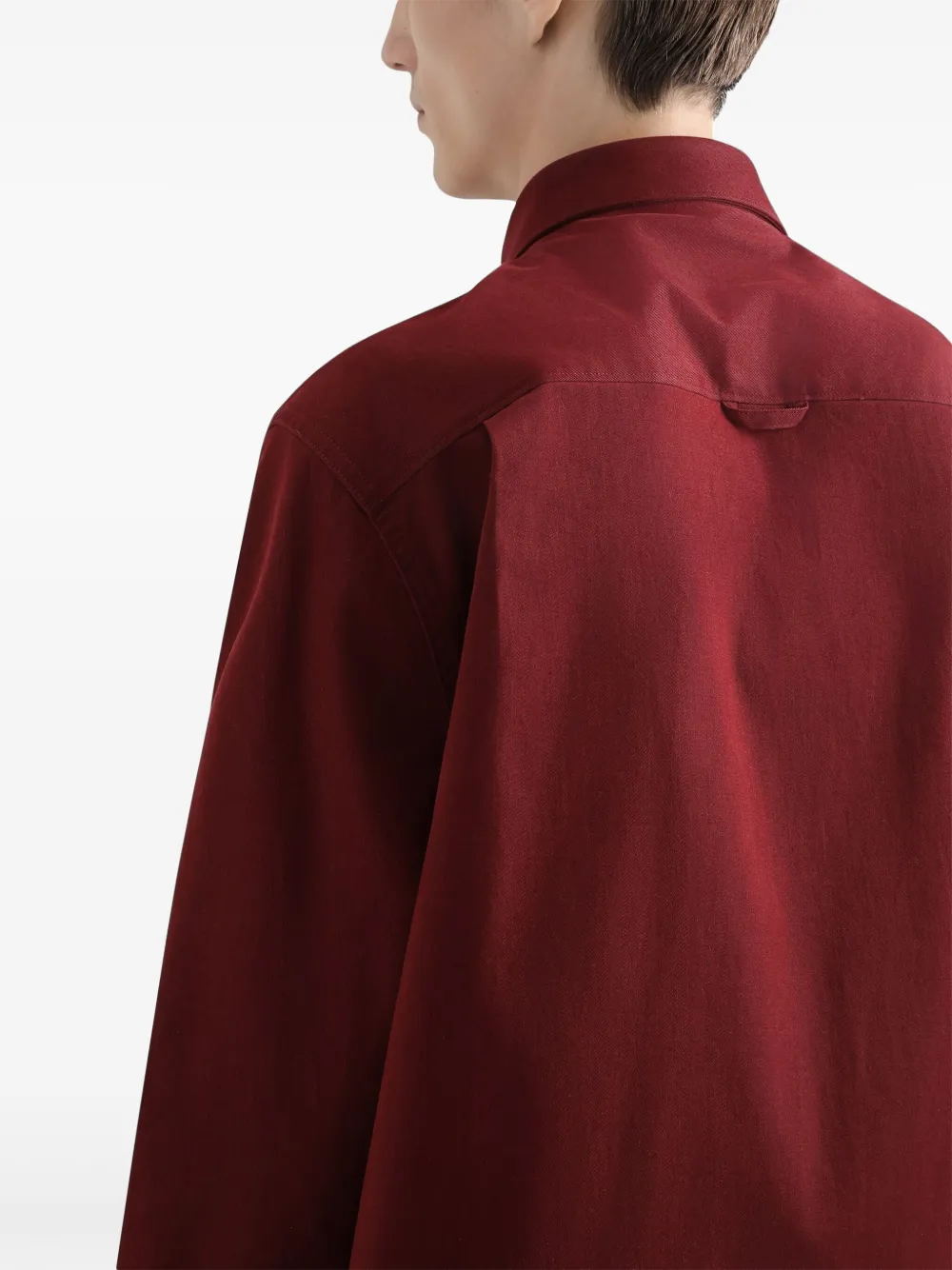Dolce & Gabbana Overhemd met logoplakkaat Rood