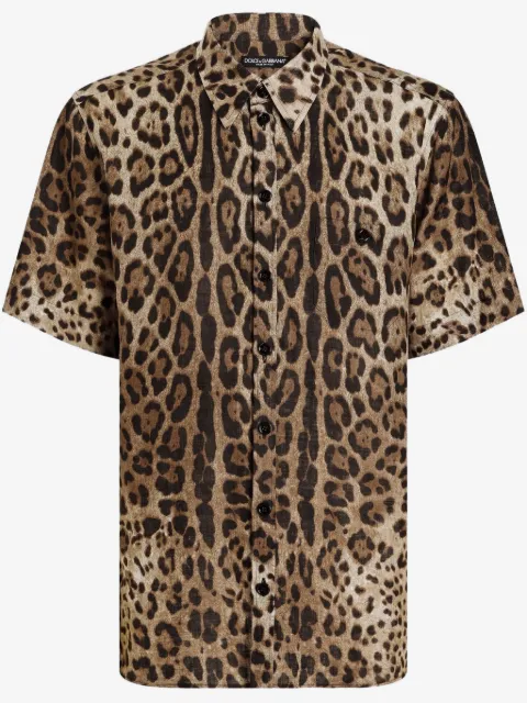 Dolce & Gabbana leopard-print shirt