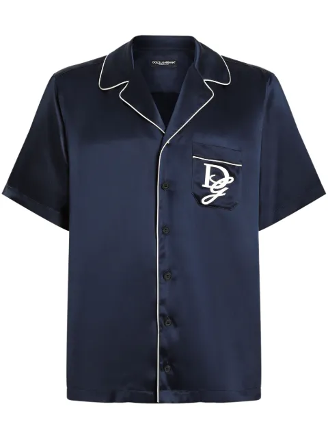 Dolce & Gabbana embroidered-logo shirt