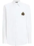 Dolce & Gabbana logo-patch shirt - White