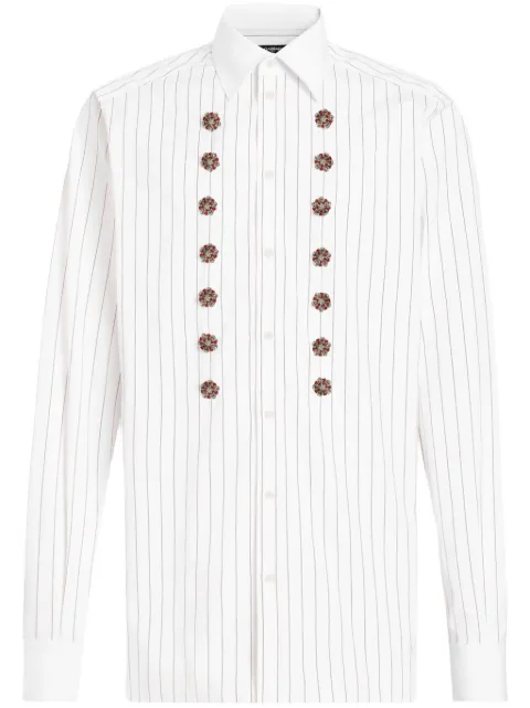 Dolce & Gabbana crystal-embellished shirt