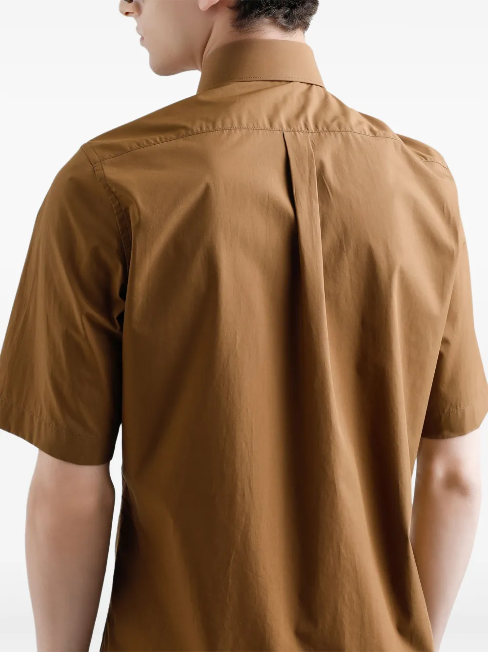 Dolce & Gabbana Overhemd met borstzak Bruin