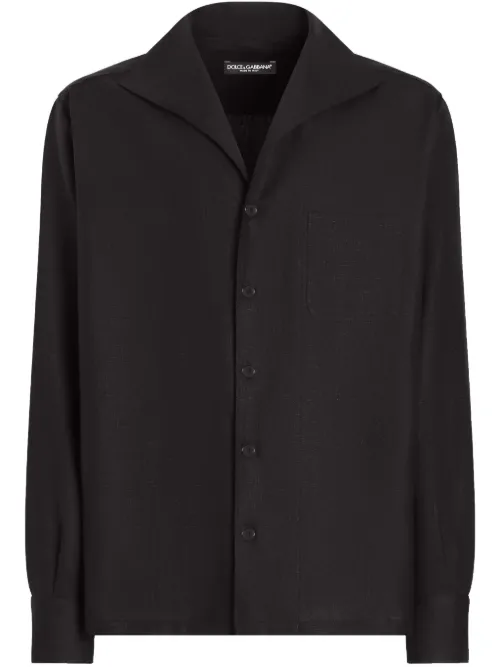 Chemise à col châle - Dolce & Gabbana - Modalova
