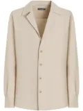 Dolce & Gabbana peak-lapel collar shirt - Brown
