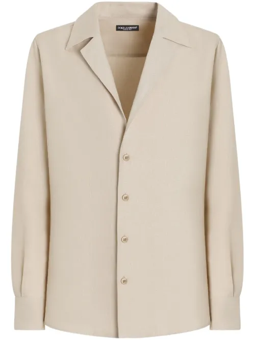 Chemise à revers pointus - Dolce & Gabbana - Modalova
