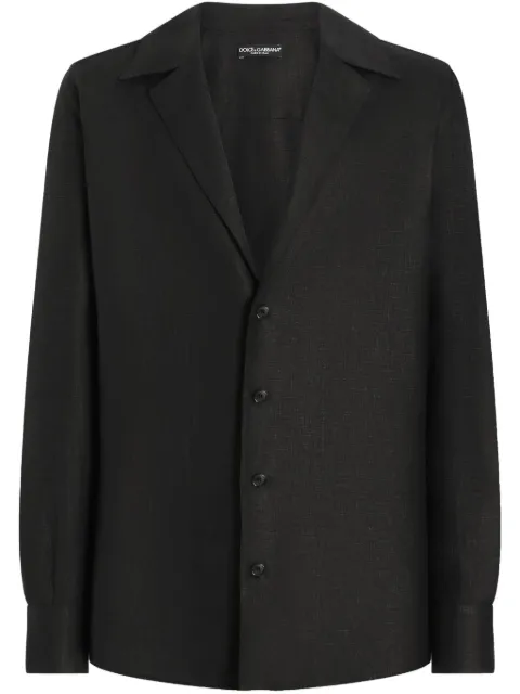 Dolce & Gabbana notched-lapels shirt