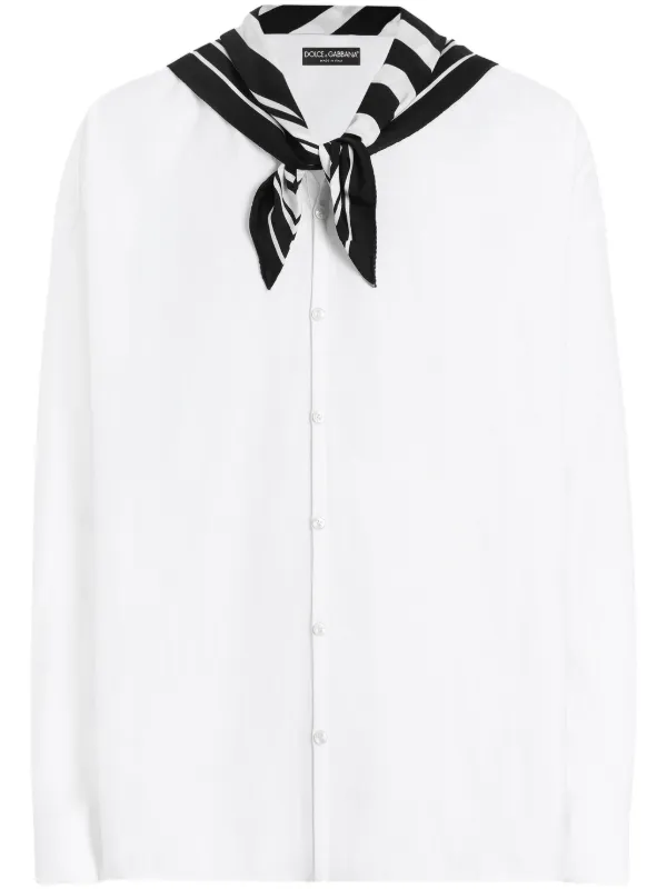 【DOLCE&GABBANA】DGロゴ シルクサテン ジャカード シャツドレス ブルーのウィメンズ DGロゴ シルクサテン ジャカード シャツ