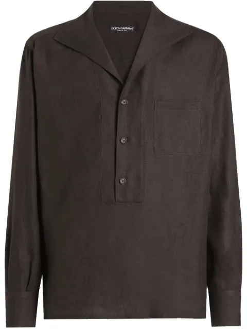 Dolce & Gabbana shawl-collar shirt