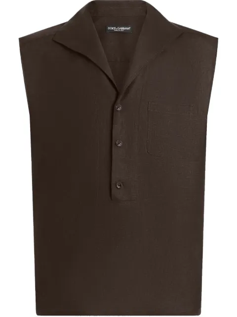 Dolce & Gabbana chemise à col châle