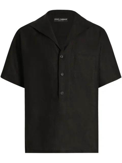 Dolce & Gabbana Camisa com colarinho marinheiro