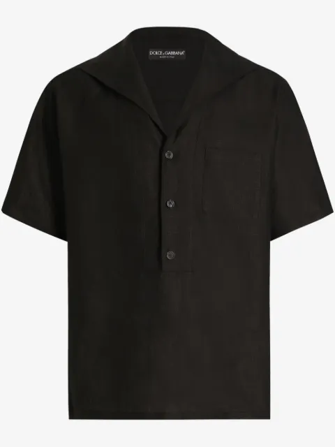 Dolce & Gabbana sailor-collar shirt