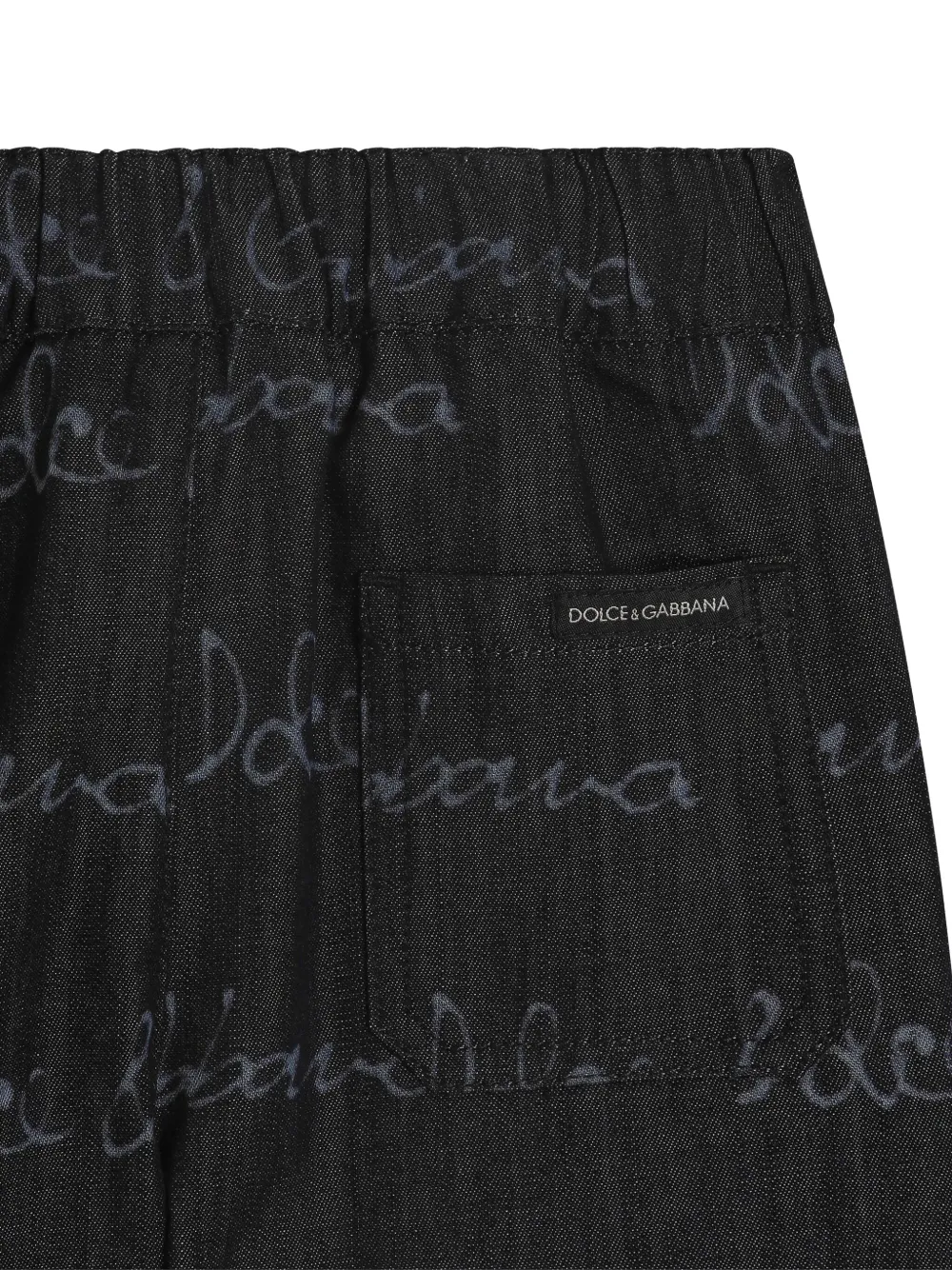 Dolce & Gabbana Kids Shorts met logoprint Blauw